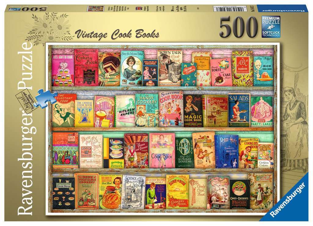 Ravensburger 2D Puzzle Vintage Cook Books 500pcs 16412-7