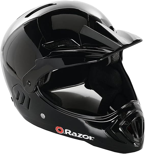 Razor Child Fullface Gloss Helmet Black
