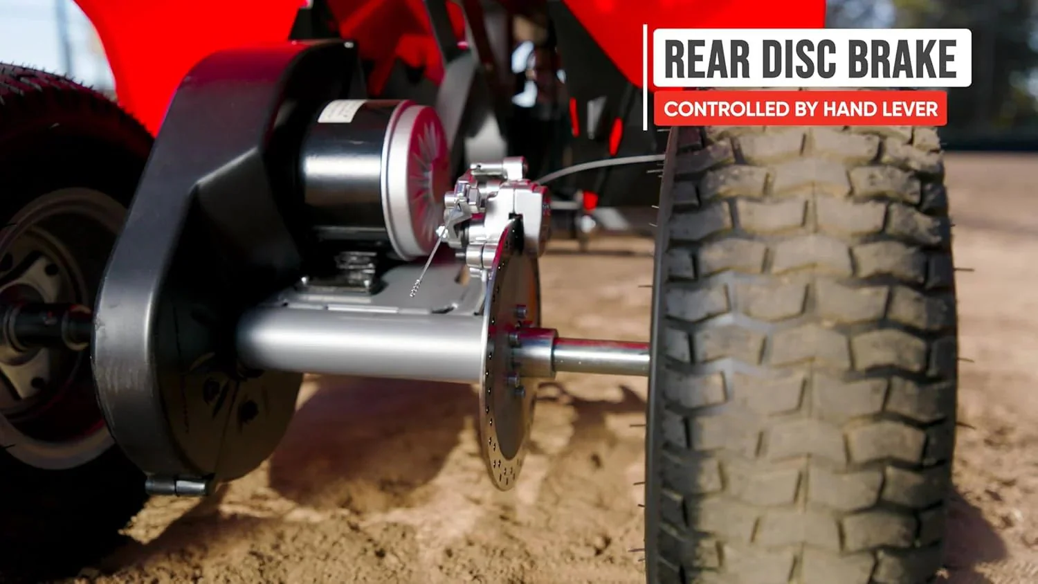 Razor Dirt Quad Bike Red 25143065 - Image 6