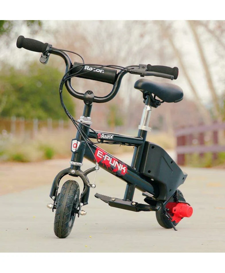 Razor E-Punk 12 Volt Electric-Powered Minibike Red/Black 15173960 - Image 4