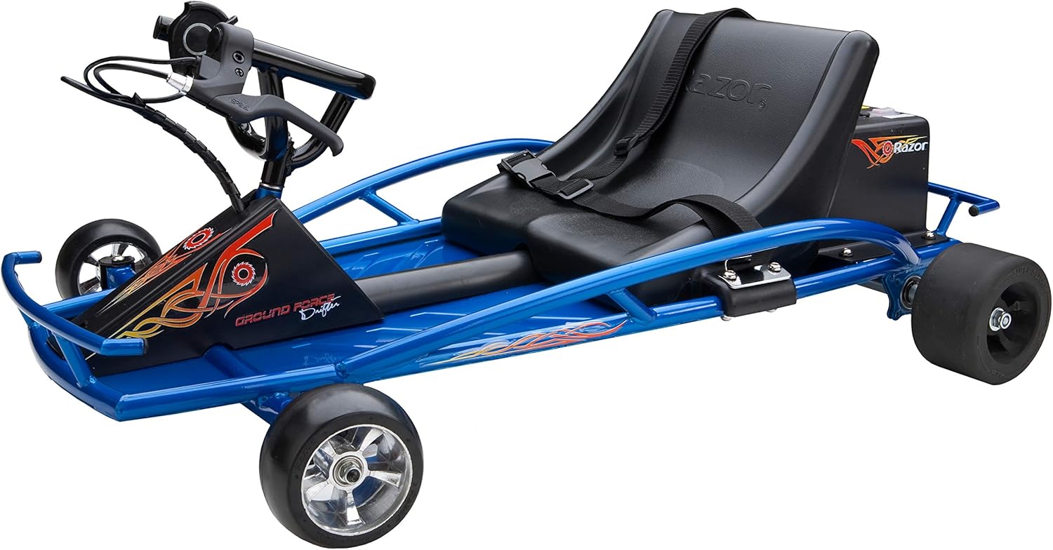 Razor Ground Force Drifter Electric Ride-On Kart Blue – 19 km/h - Image 2