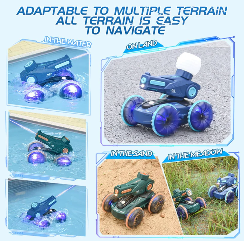 RC Amphibious Stunt Car HB-FG01/02/03 - Image 5