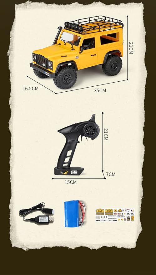 RC Car Rock Crawler 1:12 MN-98 - Image 3