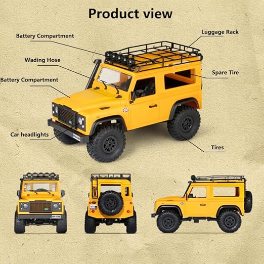 RC Car Rock Crawler 1:12 MN-98 - Image 4