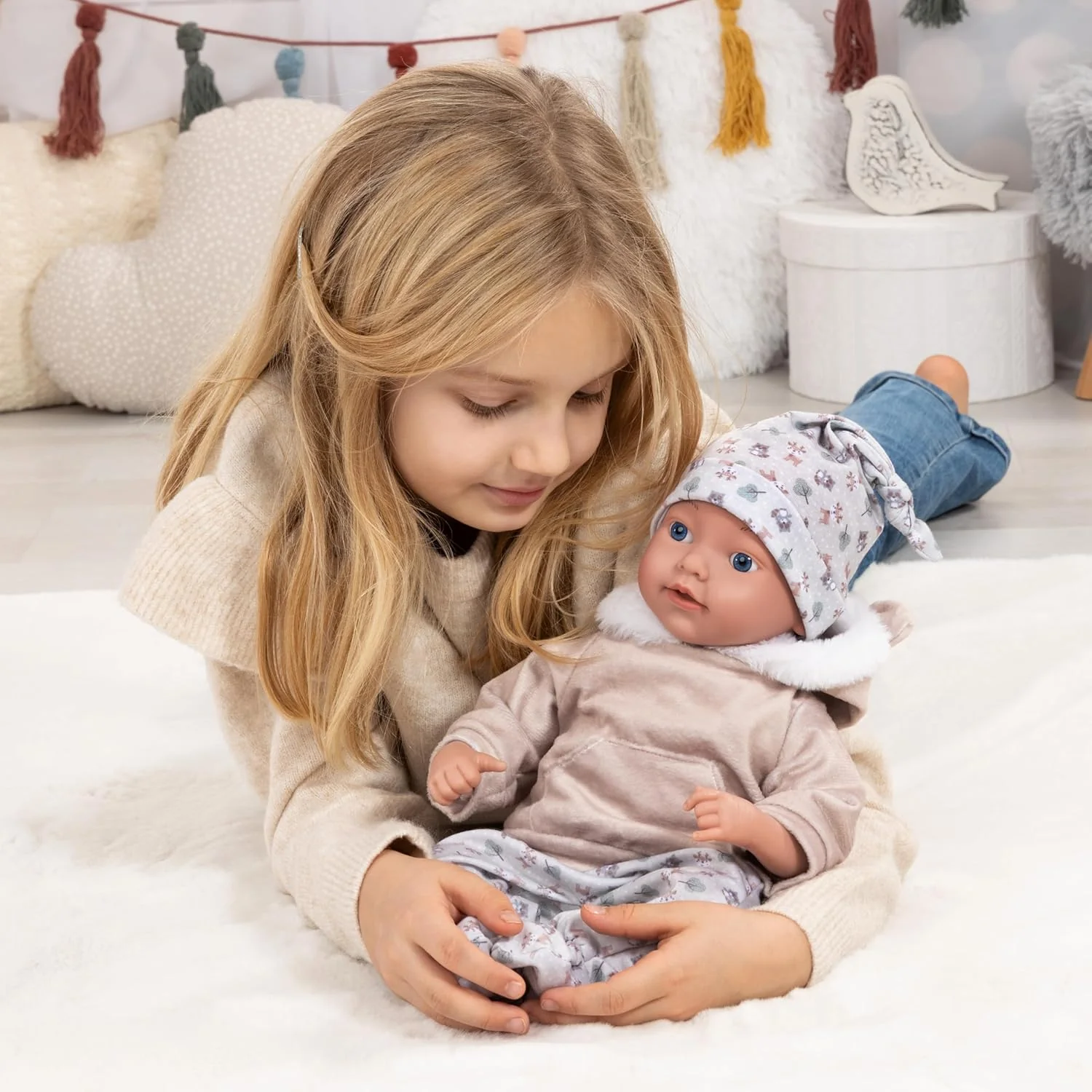 Reborn Baby Doll 38cm 93827AG - Image 4
