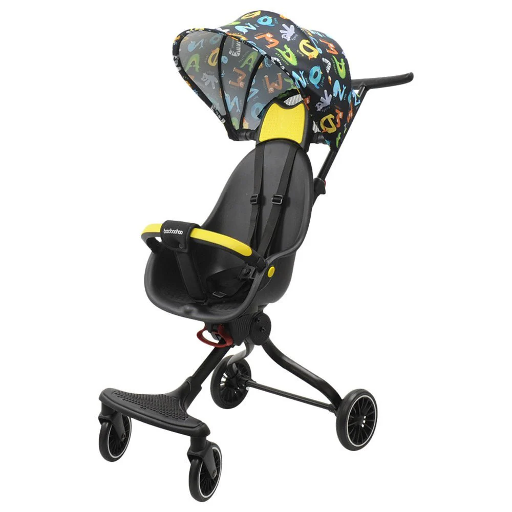 Reclining Baby Stroller Yellow S4855 V13