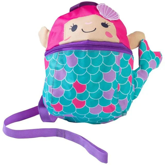 Red Kite Mermaid Backpack & Reins - Pink MERMPK