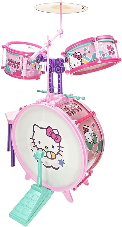 Reig Hello Kitty Drums Set With Stool 1491 - Image 6