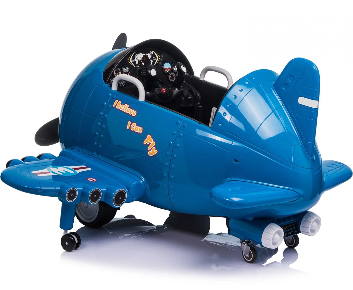 Remote Control Plane RideOn 2M2B Eva Wheel Blue 20201 - Image 3