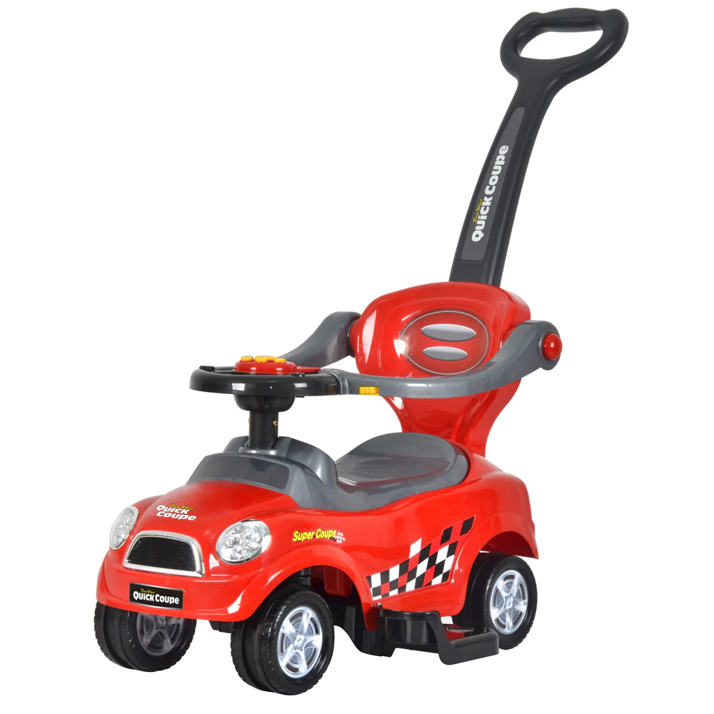 Ride-On Pushing Car Red 321 B5128