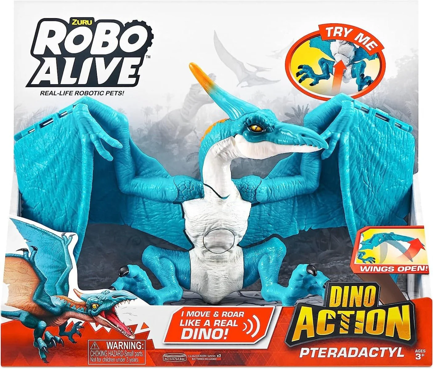 Robo Alive Dino Action Pterodactyl 7173
