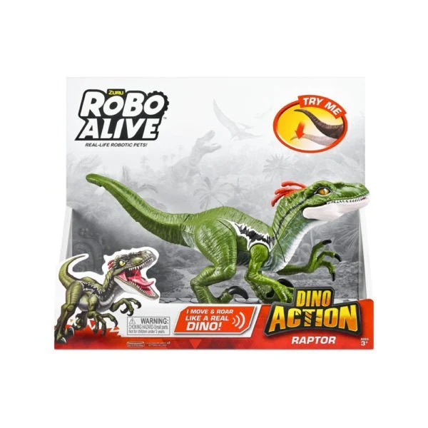 Robo Alive Dino Action Raptor Robotic Dinosaur