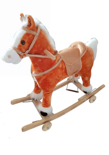 Rocking Horse with Wheel Coffee 401W