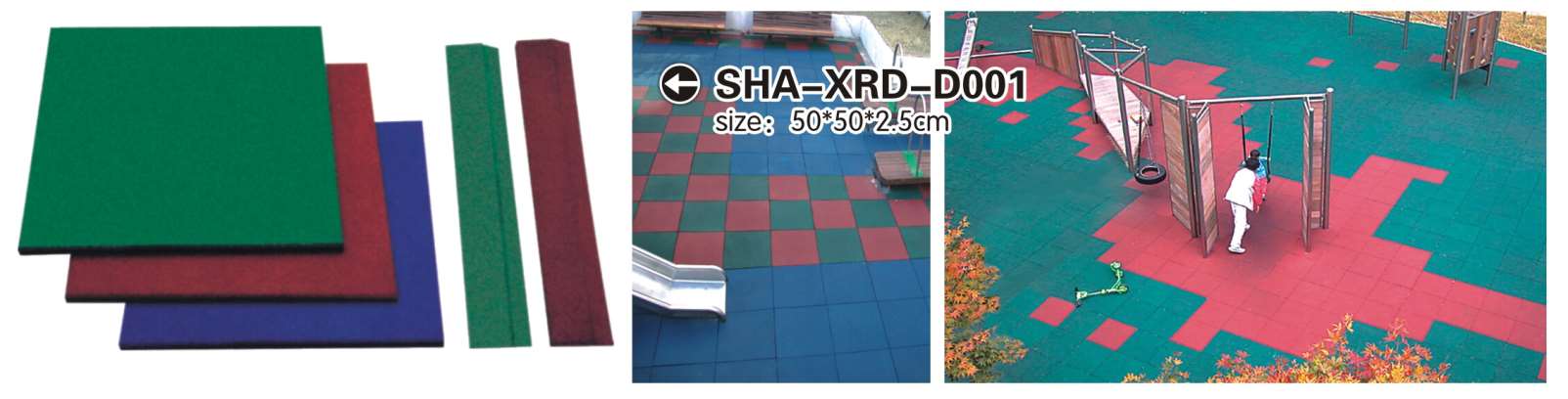 Rubber Coiled Carpets Green D001