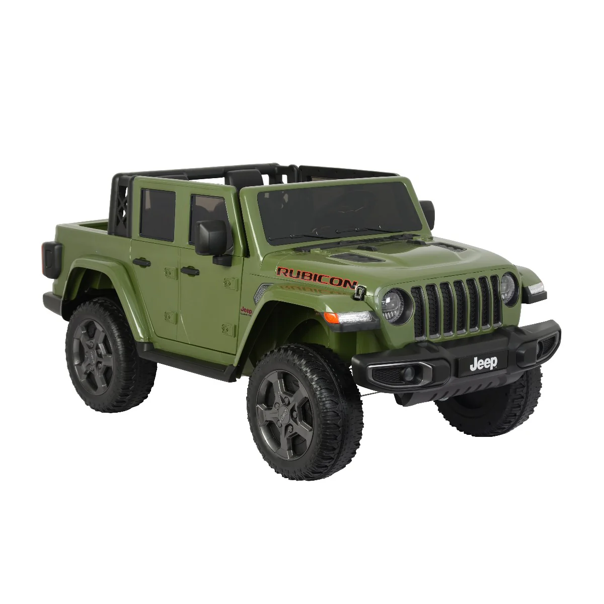 Rubicon Powered Ride on Jeep Green LB-6768R - Image 5