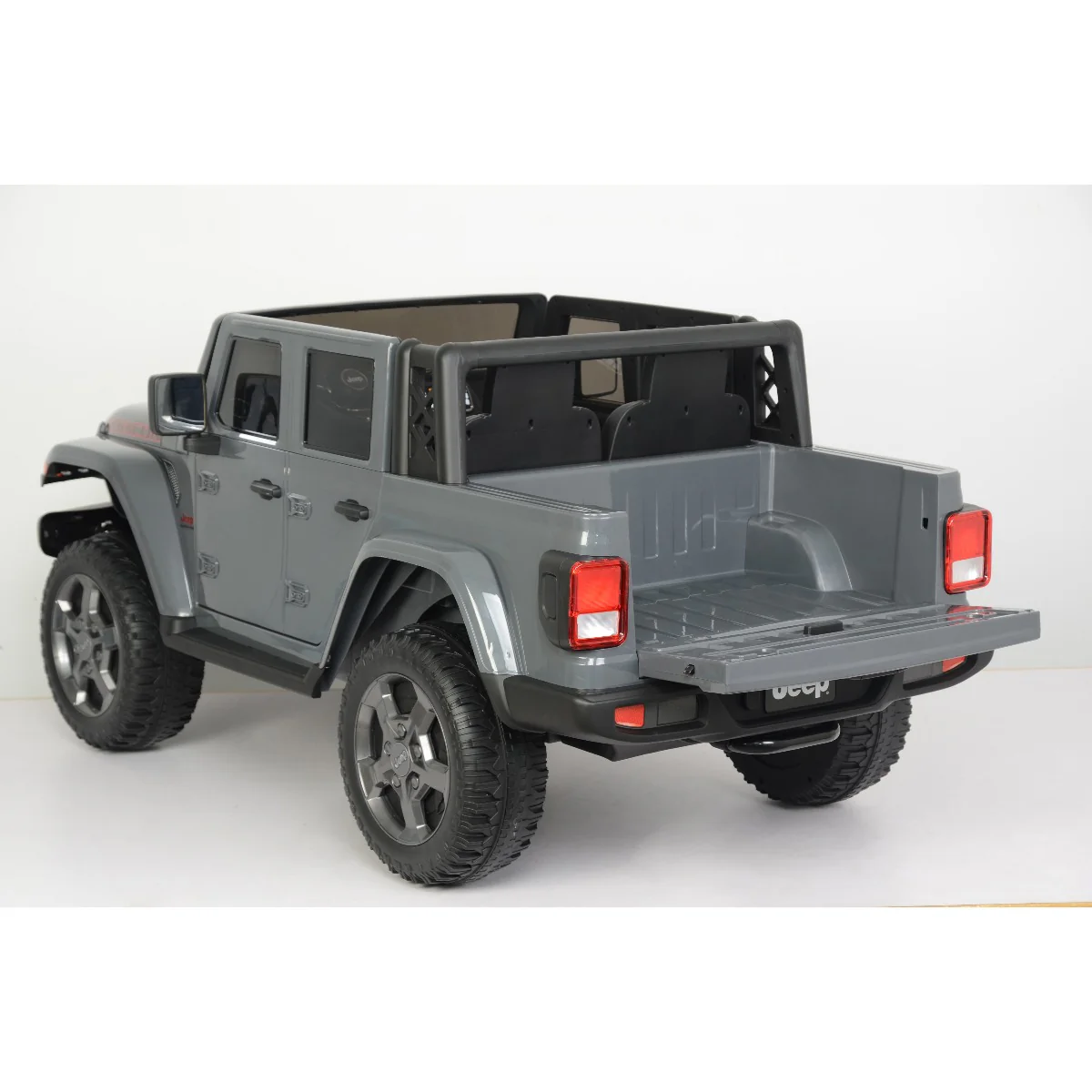 Rubicon Powered Ride on Jeep Grey LB-6768R - Image 7