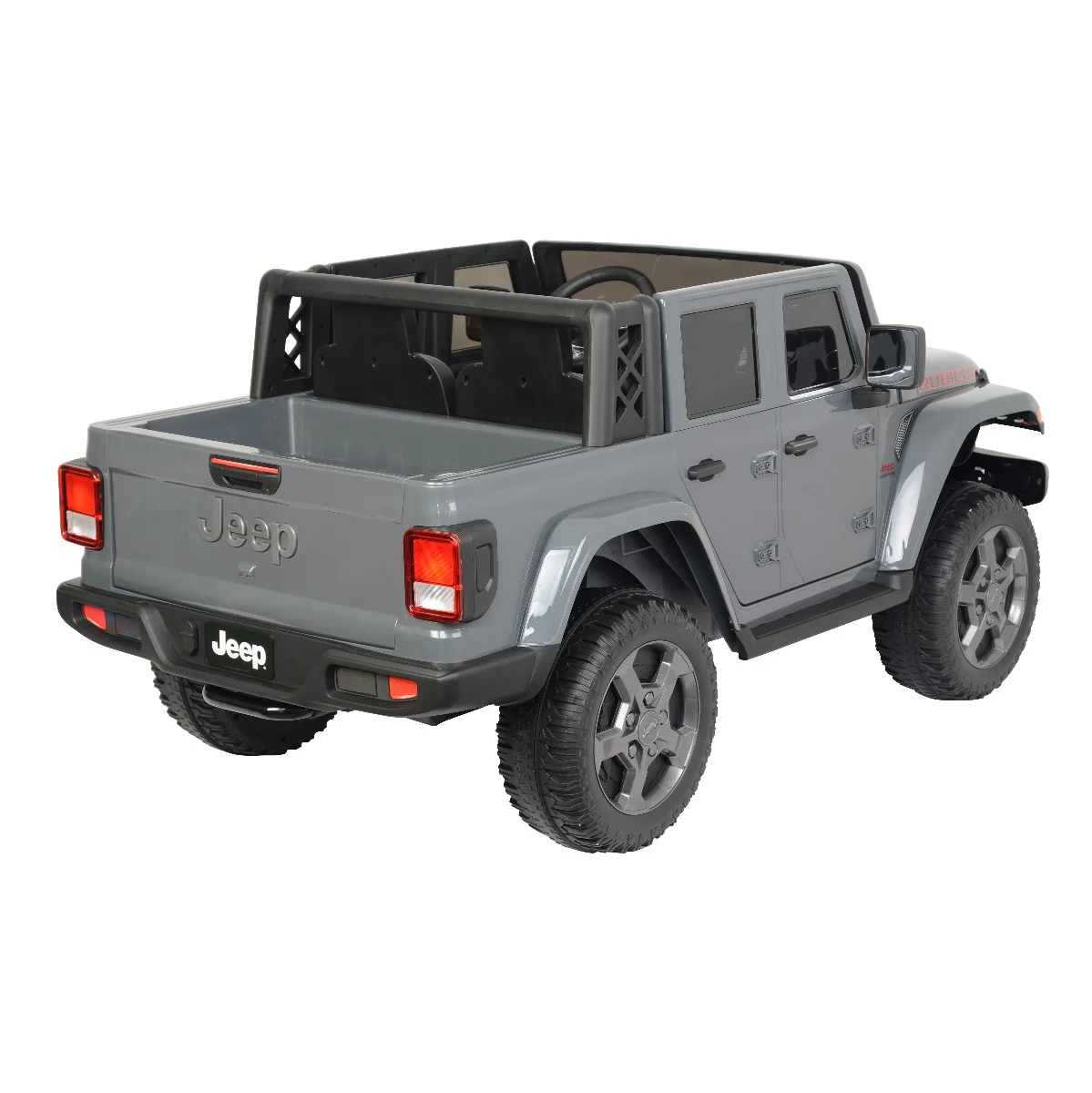 Rubicon Powered Ride on Jeep Grey LB-6768R - Image 9
