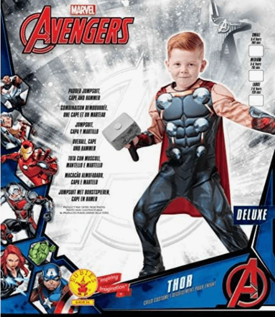 Rubies Avengers Thor Deluxe Costume Medium 640836-M