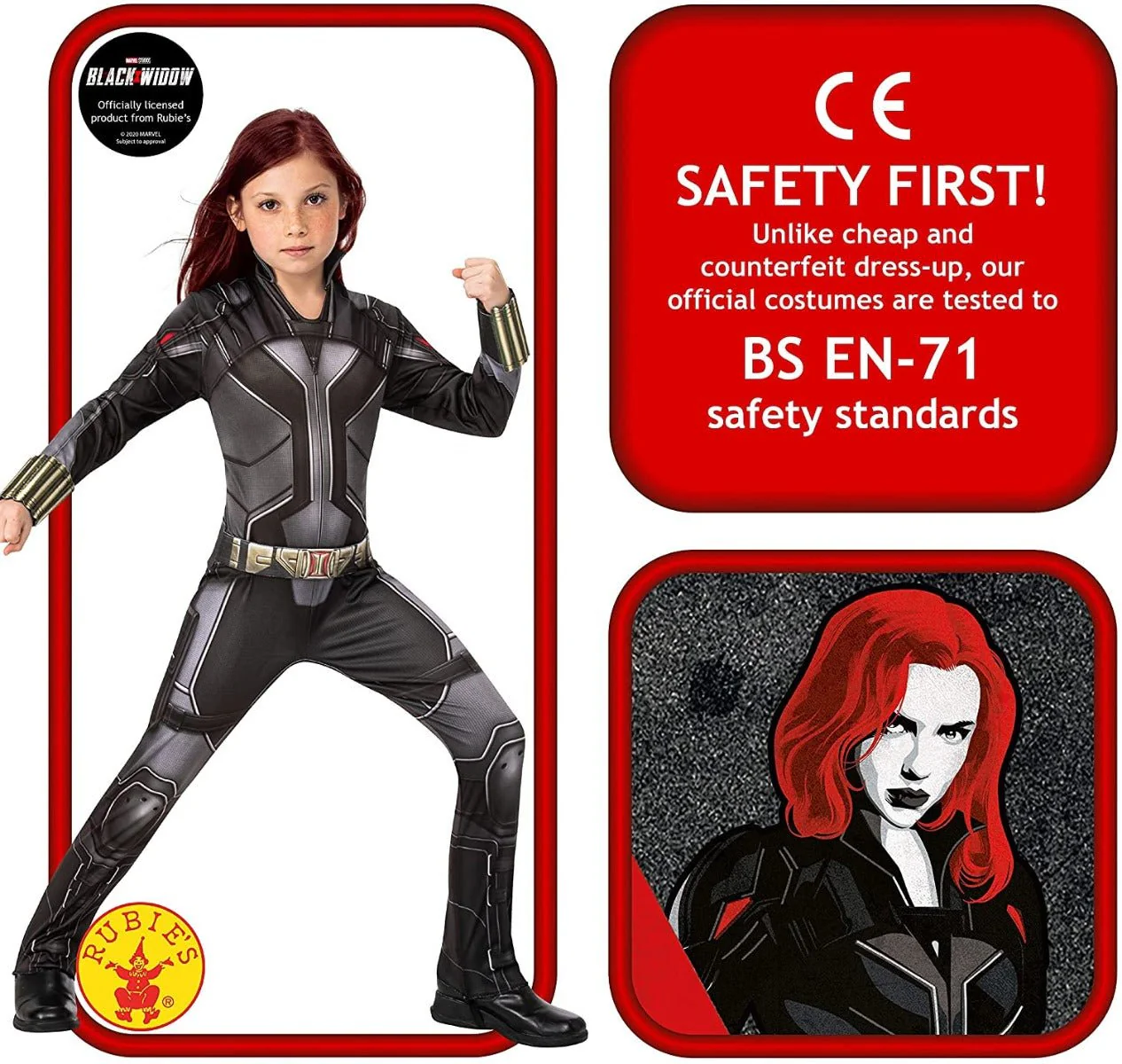 Rubies Black Widow Costume Small 702134 - Image 2