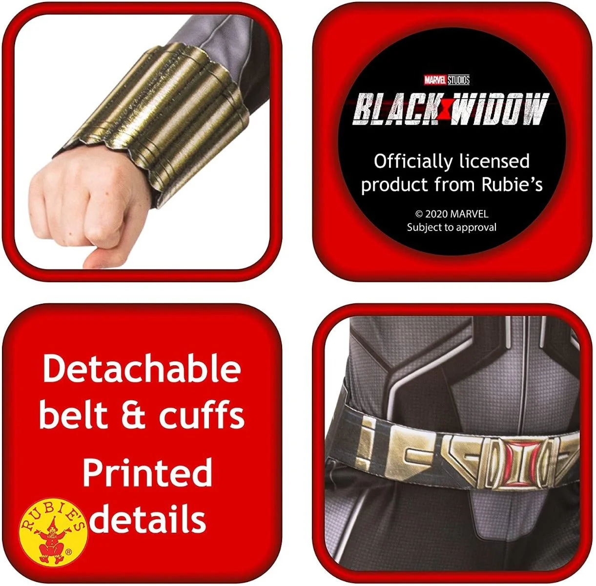 Rubies Black Widow Costume Small 702134 - Image 4