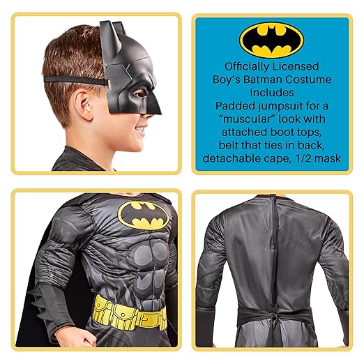 Rubies DC Batman Deluxe Costume Small 701364-S - Image 4