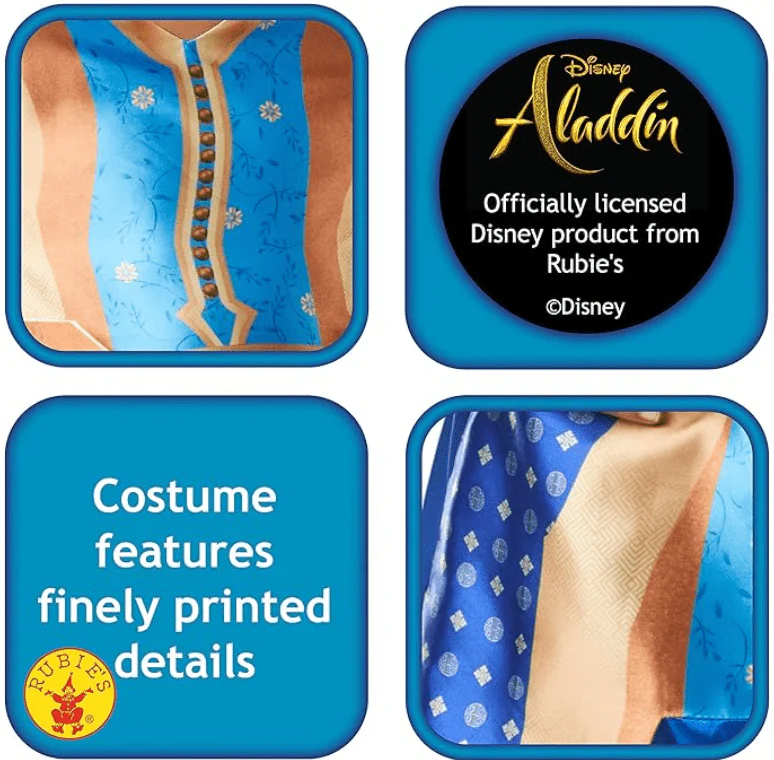 Rubies Disney Live Action Aladdin Genie Costume 300314-9-10 - Image 3