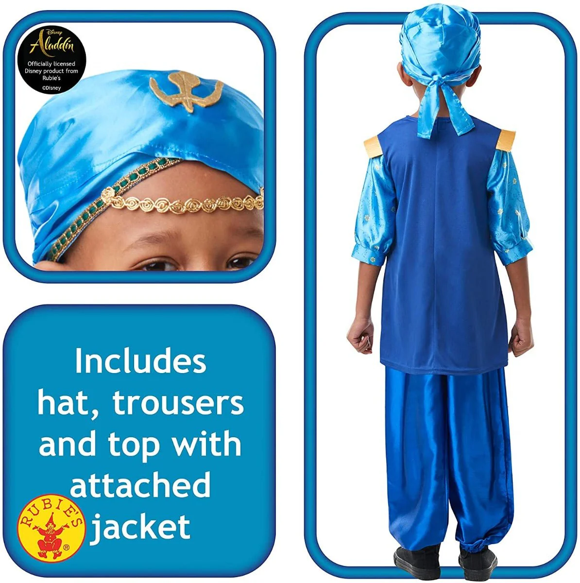 Rubies Disney Live Action Aladdin Genie Costume Large 300313 - Image 2