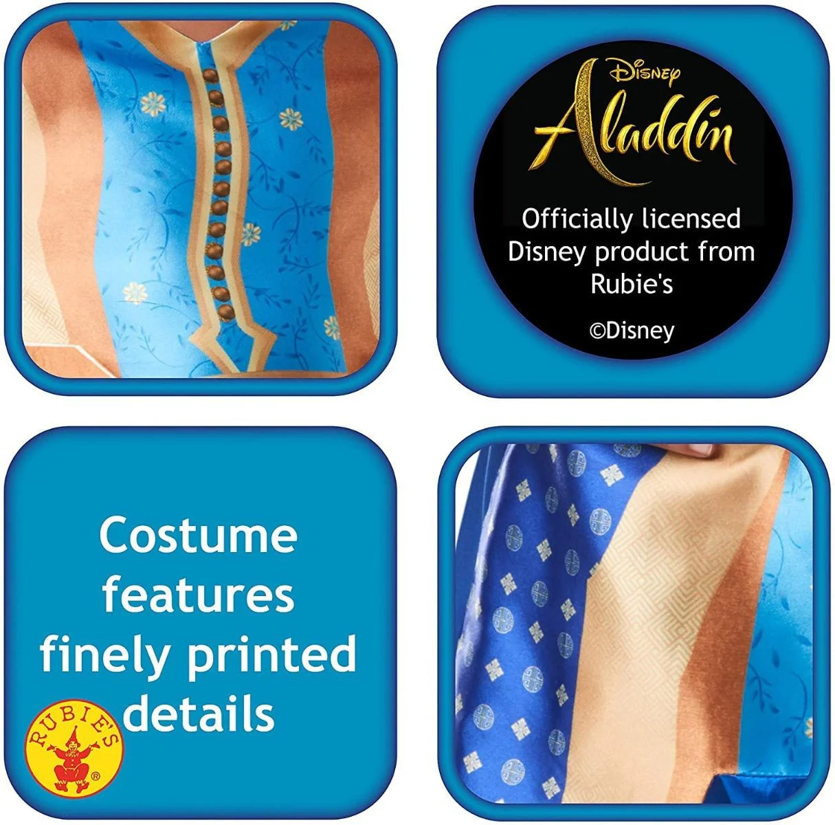 Rubies Disney Live Action Aladdin Genie Costume Large 300313 - Image 4