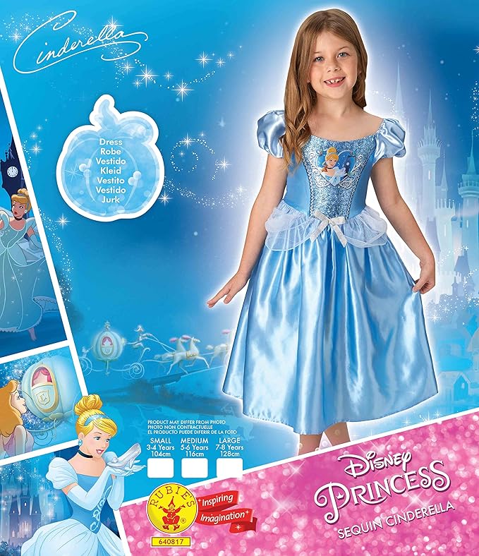 Rubies Disney Princess Fairytale Cinderella Costume Medium 5-6 620537-M - Image 2