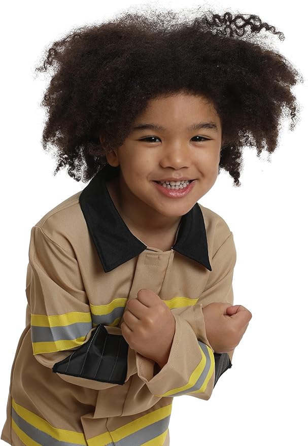 Rubies Fire Fighter Tan Costume Medium 83344-M - Image 5