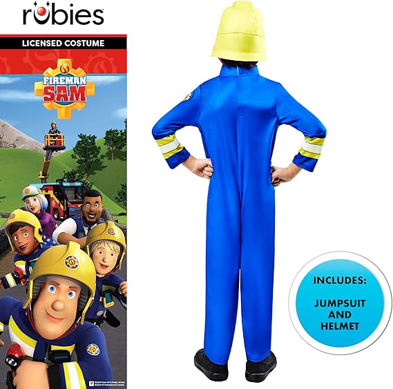 Rubies Fireman Sam Toddler Boys Fancy Dress 2-3y 51056 - Image 2