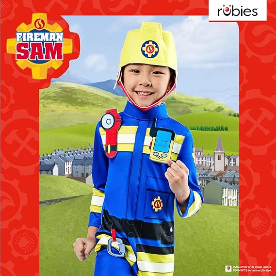 Rubies Fireman Sam Toddler Boys Fancy Dress 2-3y 51056 - Image 3
