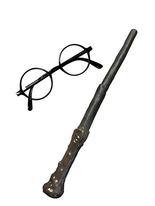Rubies Harry Potter Blister Kit - Wand & Glasses 5374 - Image 3