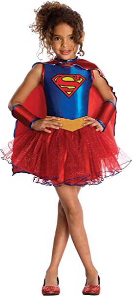 Rubie's Official DC Supergirl Tutu Costume Small 3-4 881627-S