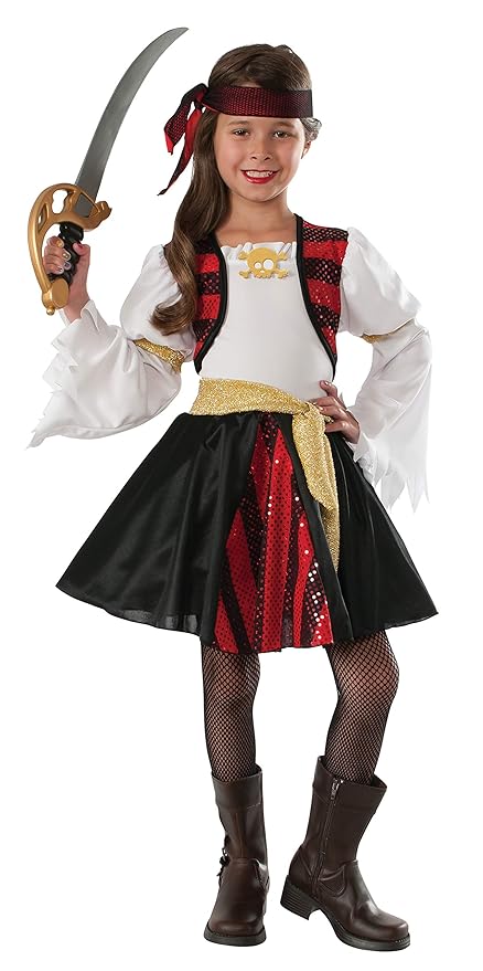 Rubies Scar-Let Pirate Costume Small 882031-S