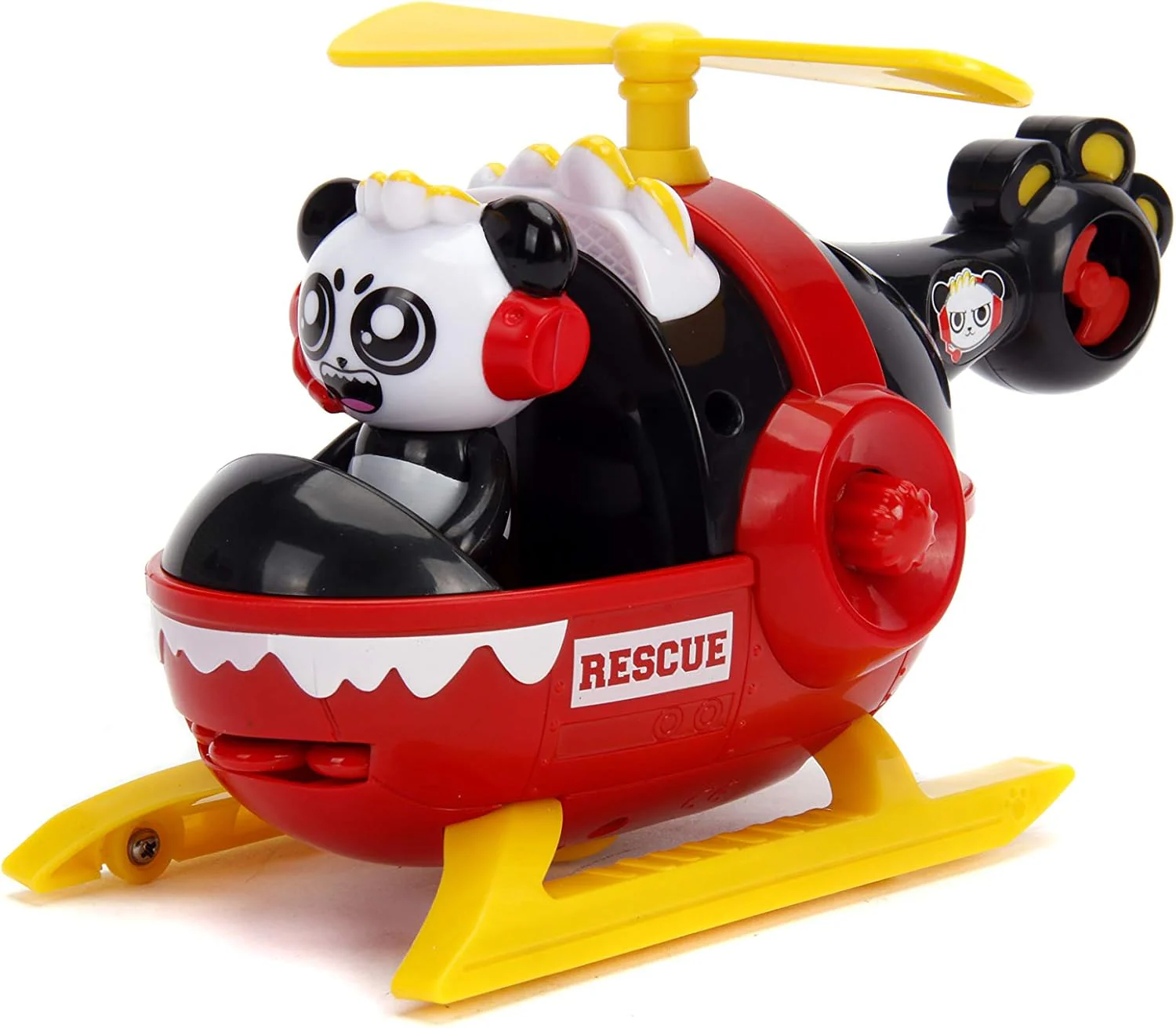 Ryan's World Rescue Helicopter and Panda Figure 253193001 - Image 2