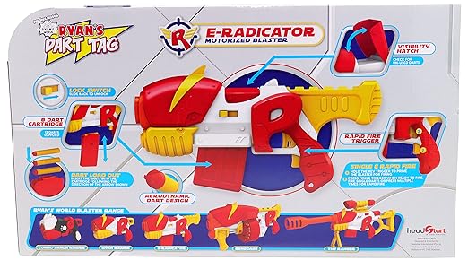 Ryan's World Ryan's Dart Tag Ryan vs Combo Panda Blaster 2-pack 20709 - Image 3