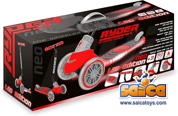 Ryder 3W Scooter Neo Light Red RY3404K - Image 5