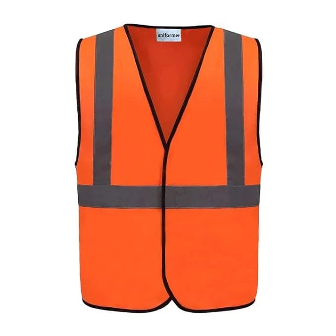 SAFETY JACKET ORANGE MEDIUM - Image 2