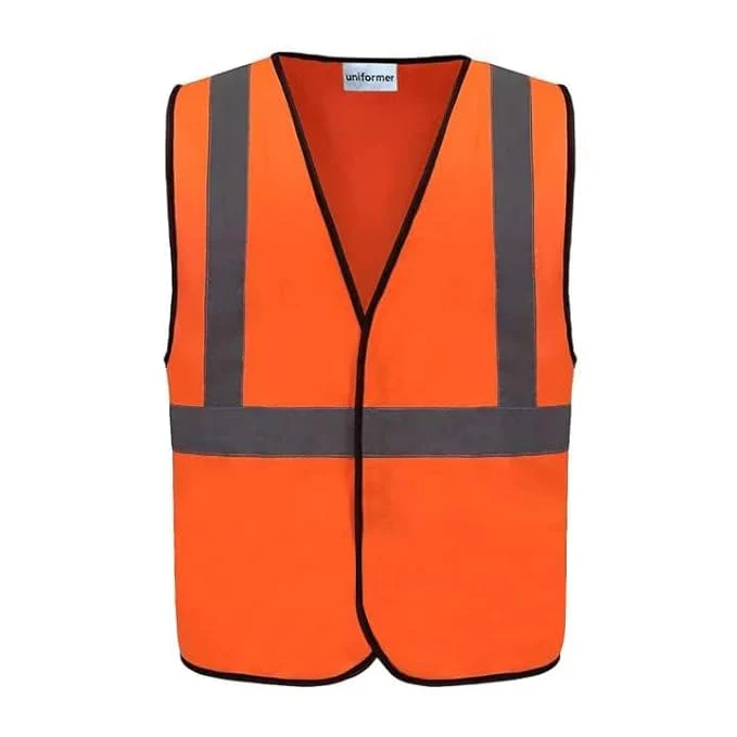 SAFETY JACKET ORANGE MEDIUM - Image 4