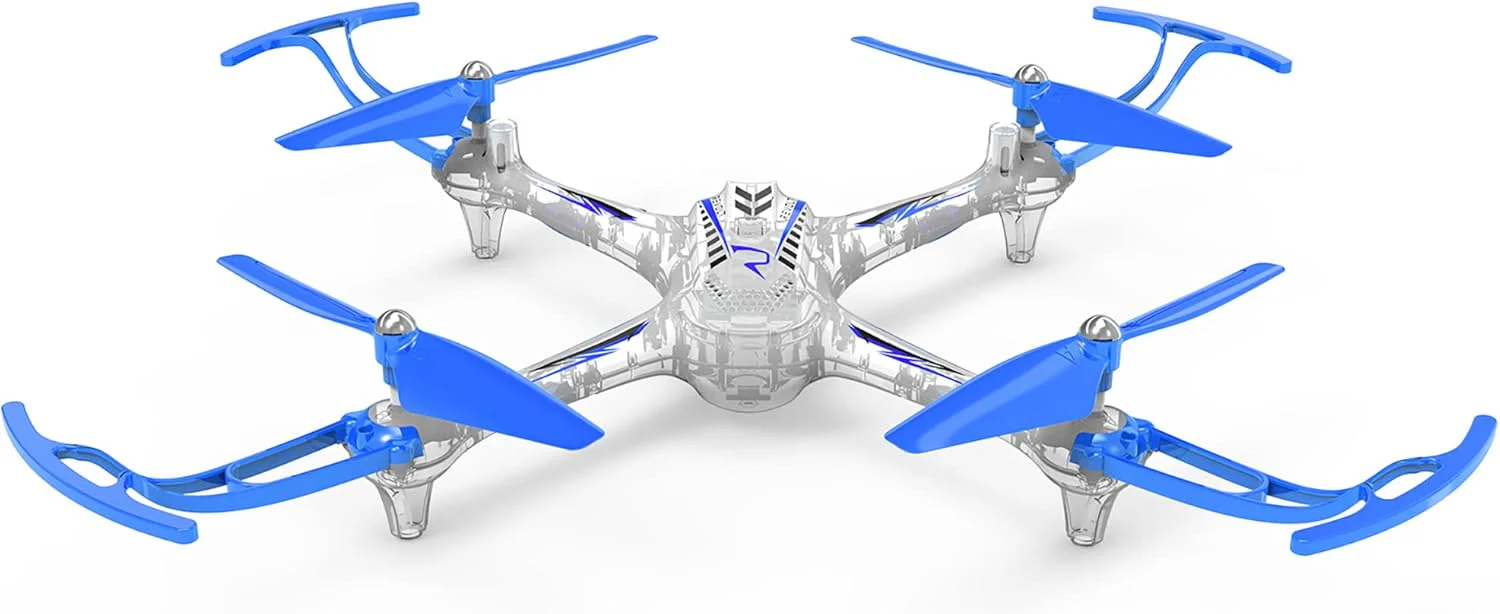 Sam Toys 4-Channel Auto Hover RC Stunt Drone-Blue/Orange X15T - Image 2