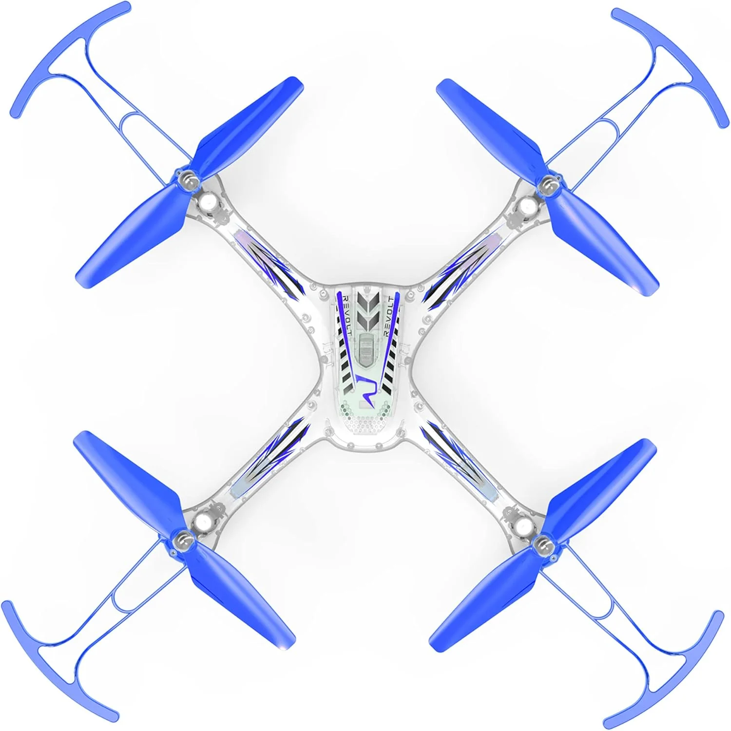 Sam Toys 4-Channel Auto Hover RC Stunt Drone-Blue/Orange X15T - Image 5