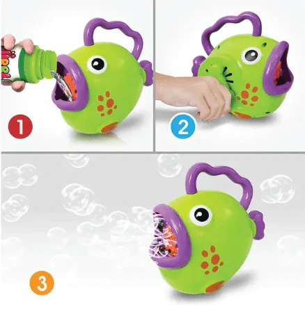 Sam Toys Manual Fun Fish Bubble Machine - Image 5