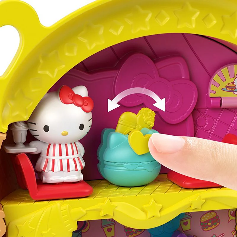 Sanrio Hello Kitty & Friends Hamburger Diner Compact Playset GVB27 - Image 3