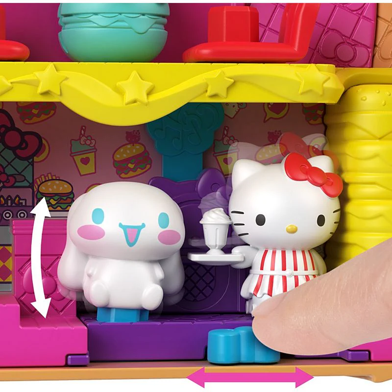 Sanrio Hello Kitty & Friends Hamburger Diner Compact Playset GVB27 - Image 4