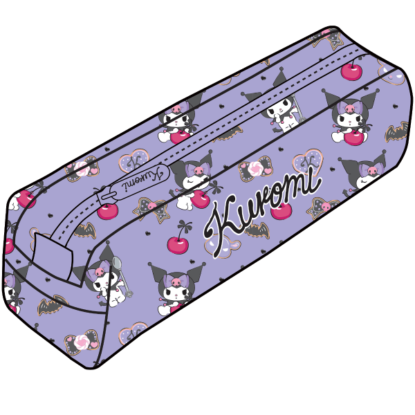 Sanrio Kuromi 4-Pcs Backpack Set JR-Set4-4105 - Image 3