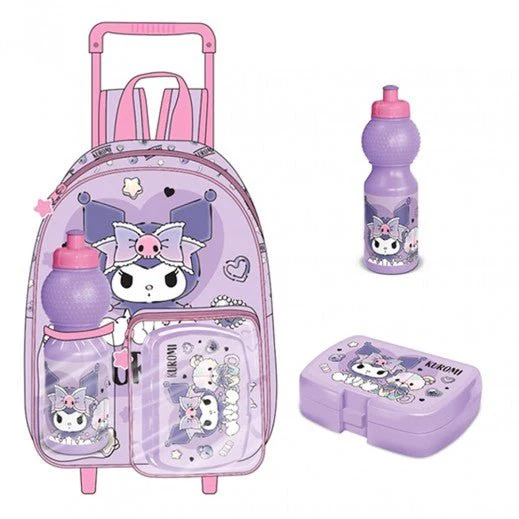 Sanrio Kuromi Junior 3 In 1 Trolley Bag 14-Inch FKA-025-104