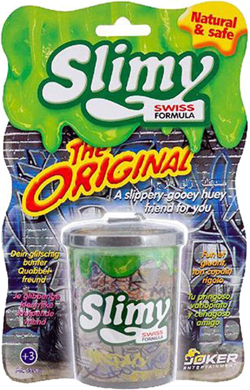 Sc Slimy Trash Can Blistercard 140Gr 33515