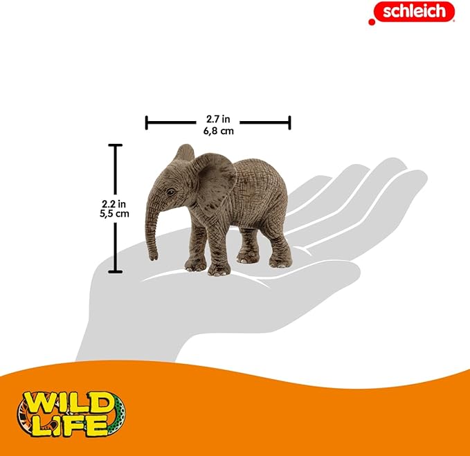 Schleich African Elephant Calf 14763 - Image 4