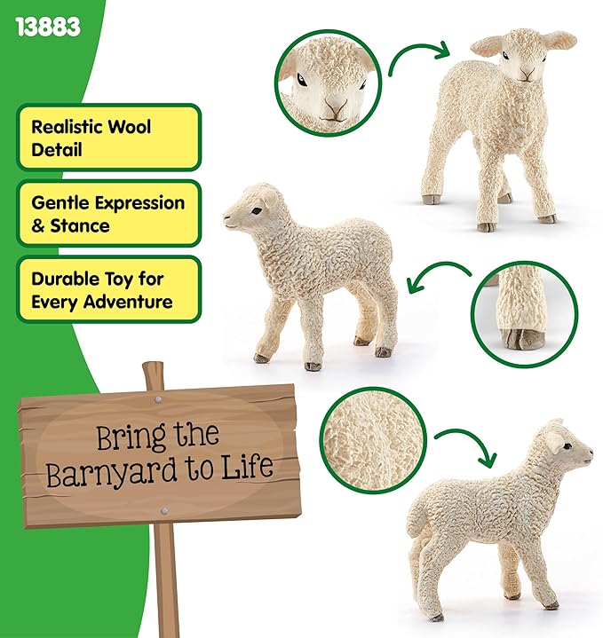 Schleich Lamb 13883 - Image 3